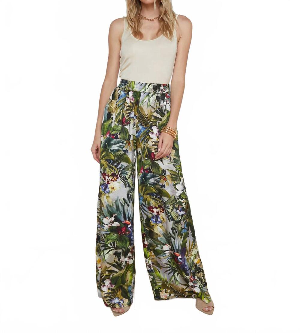 NEW L'AGENCE lillian wide leg pant in multicolor